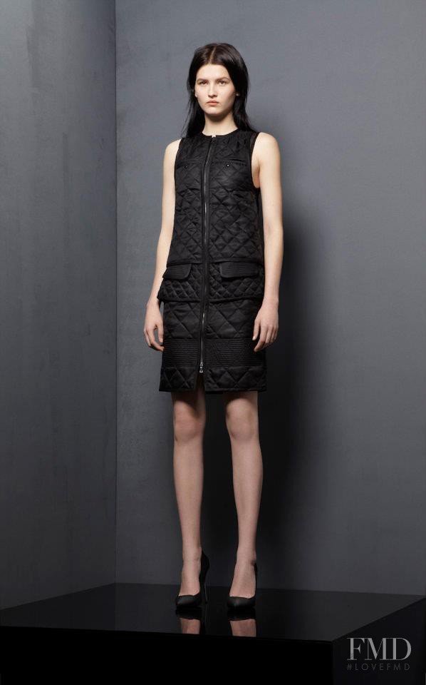 Katlin Aas featured in  the Proenza Schouler fashion show for Pre-Fall 2012