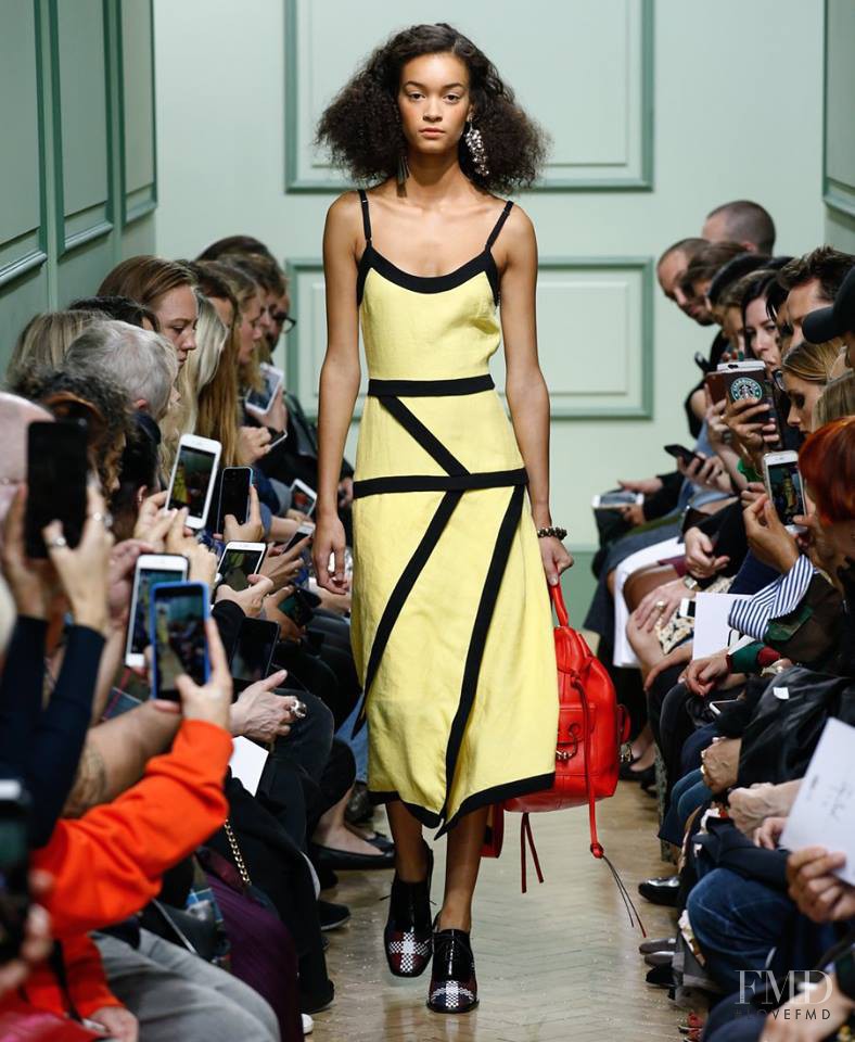 Noemie Abigail featured in  the J.W. Anderson fashion show for Spring/Summer 2017