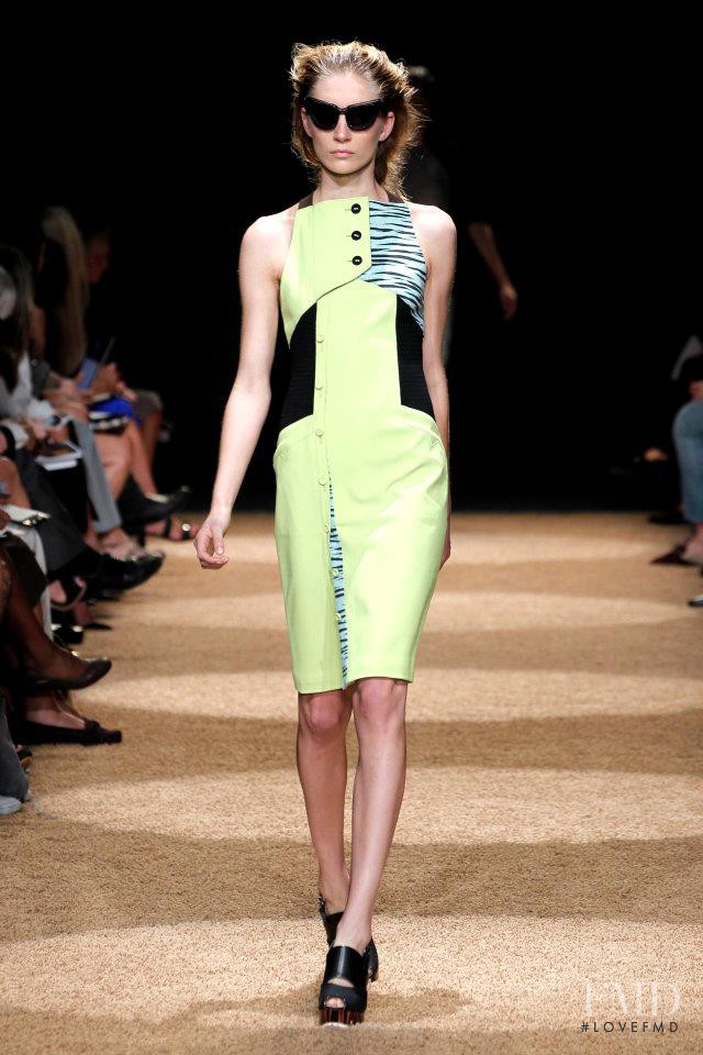 Janice Alida featured in  the Proenza Schouler fashion show for Spring/Summer 2012