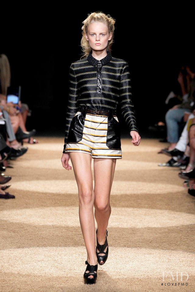 Hanne Gaby Odiele featured in  the Proenza Schouler fashion show for Spring/Summer 2012