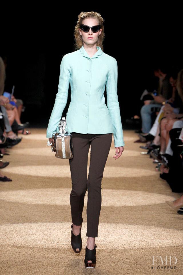 Suvi Koponen featured in  the Proenza Schouler fashion show for Spring/Summer 2012