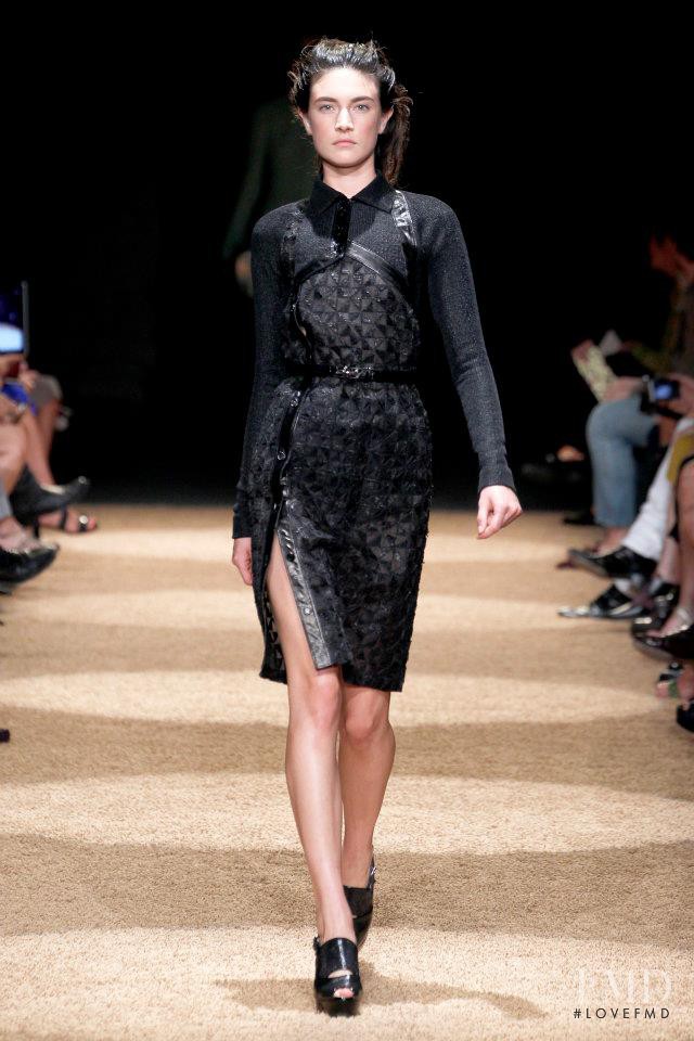 Jacquelyn Jablonski featured in  the Proenza Schouler fashion show for Spring/Summer 2012