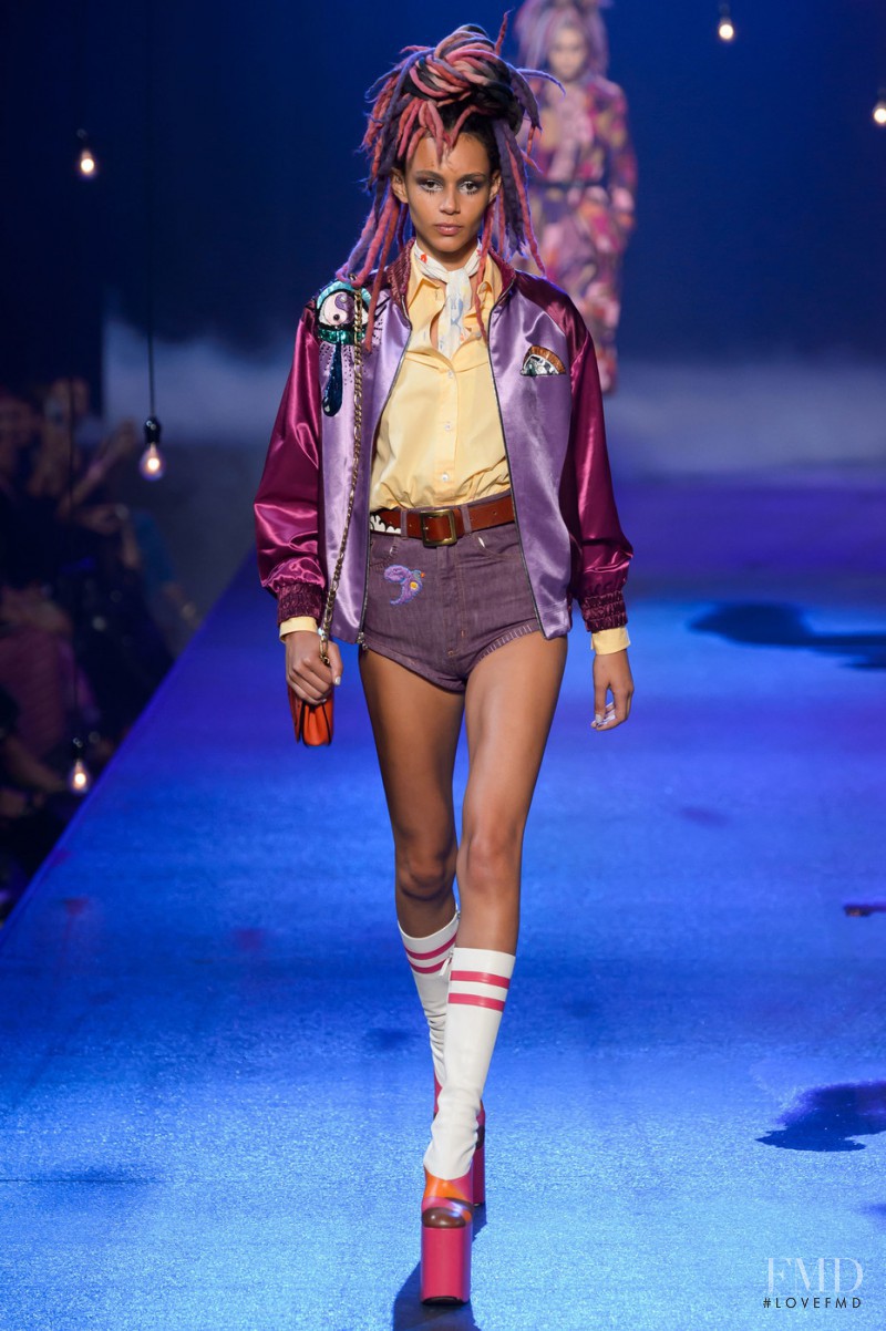 Binx Walton featured in  the Marc Jacobs fashion show for Spring/Summer 2017
