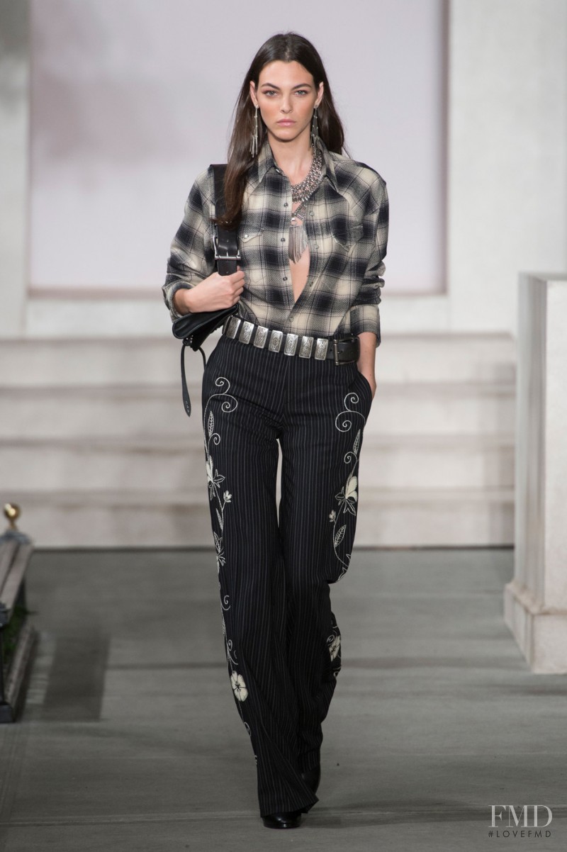 Vittoria Ceretti featured in  the Ralph Lauren Collection fashion show for Spring/Summer 2017