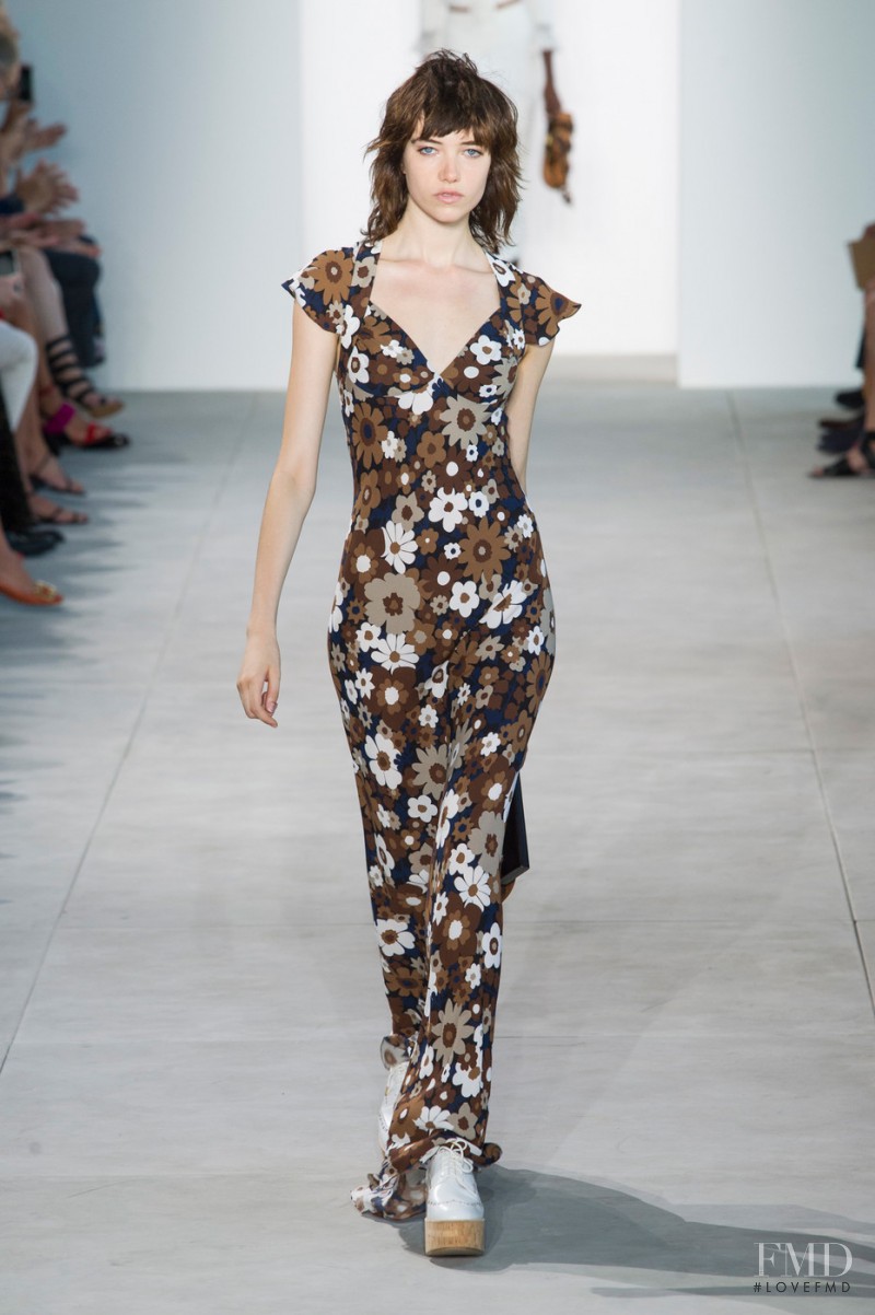 Grace Hartzel featured in  the Michael Kors Collection fashion show for Spring/Summer 2017