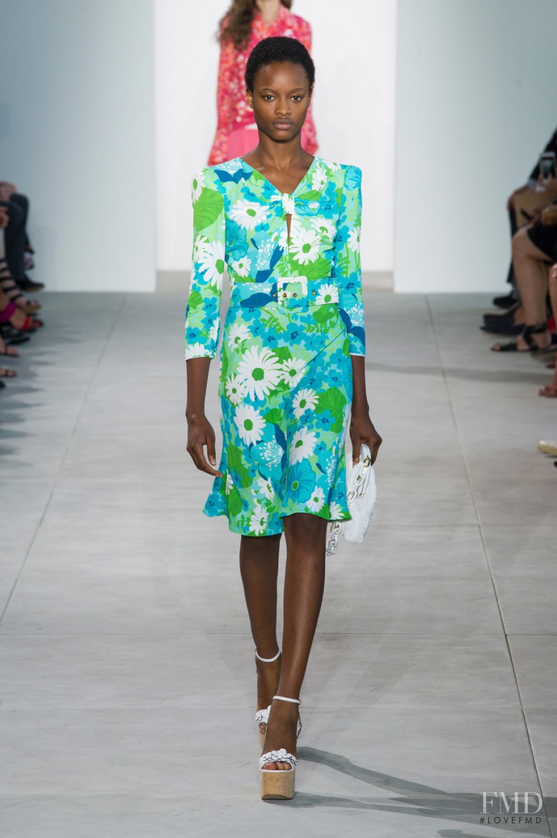 Mayowa Nicholas featured in  the Michael Kors Collection fashion show for Spring/Summer 2017