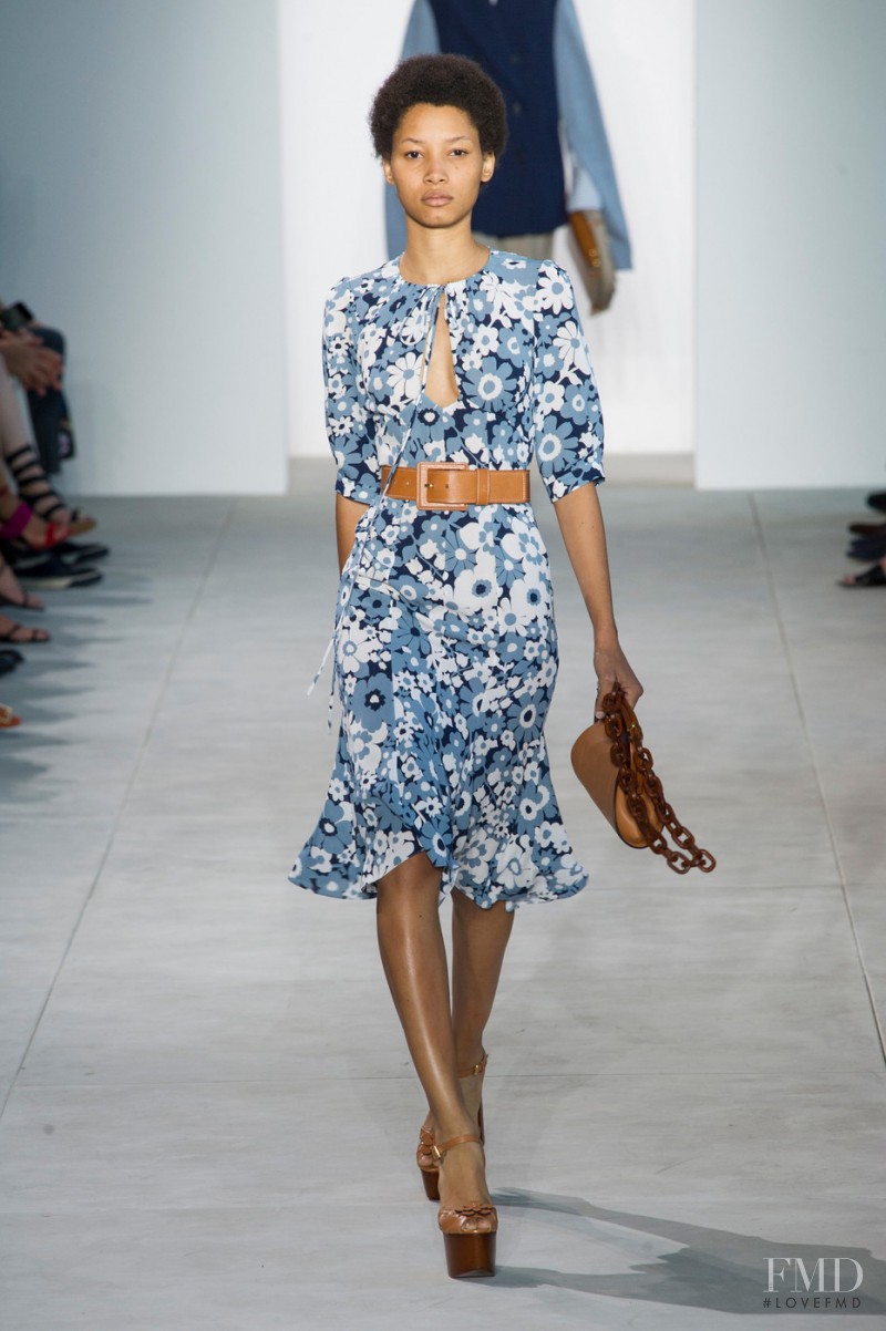 Lineisy Montero featured in  the Michael Kors Collection fashion show for Spring/Summer 2017