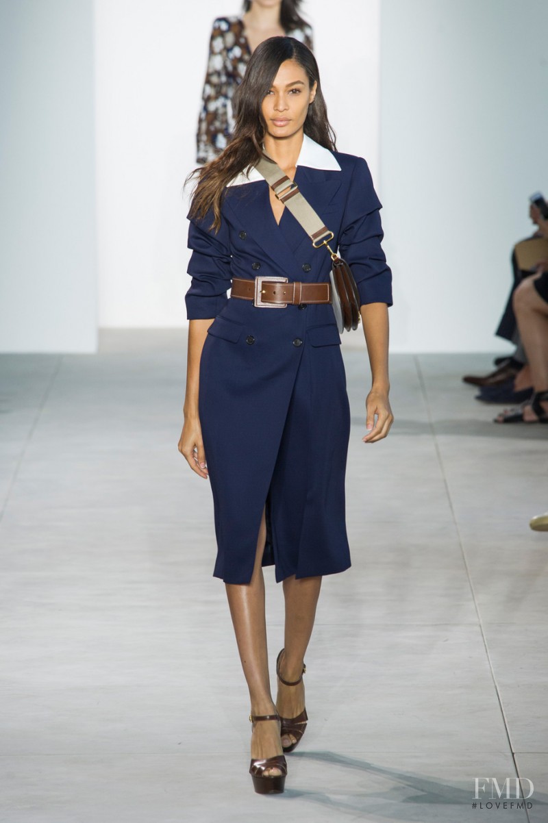Joan Smalls featured in  the Michael Kors Collection fashion show for Spring/Summer 2017