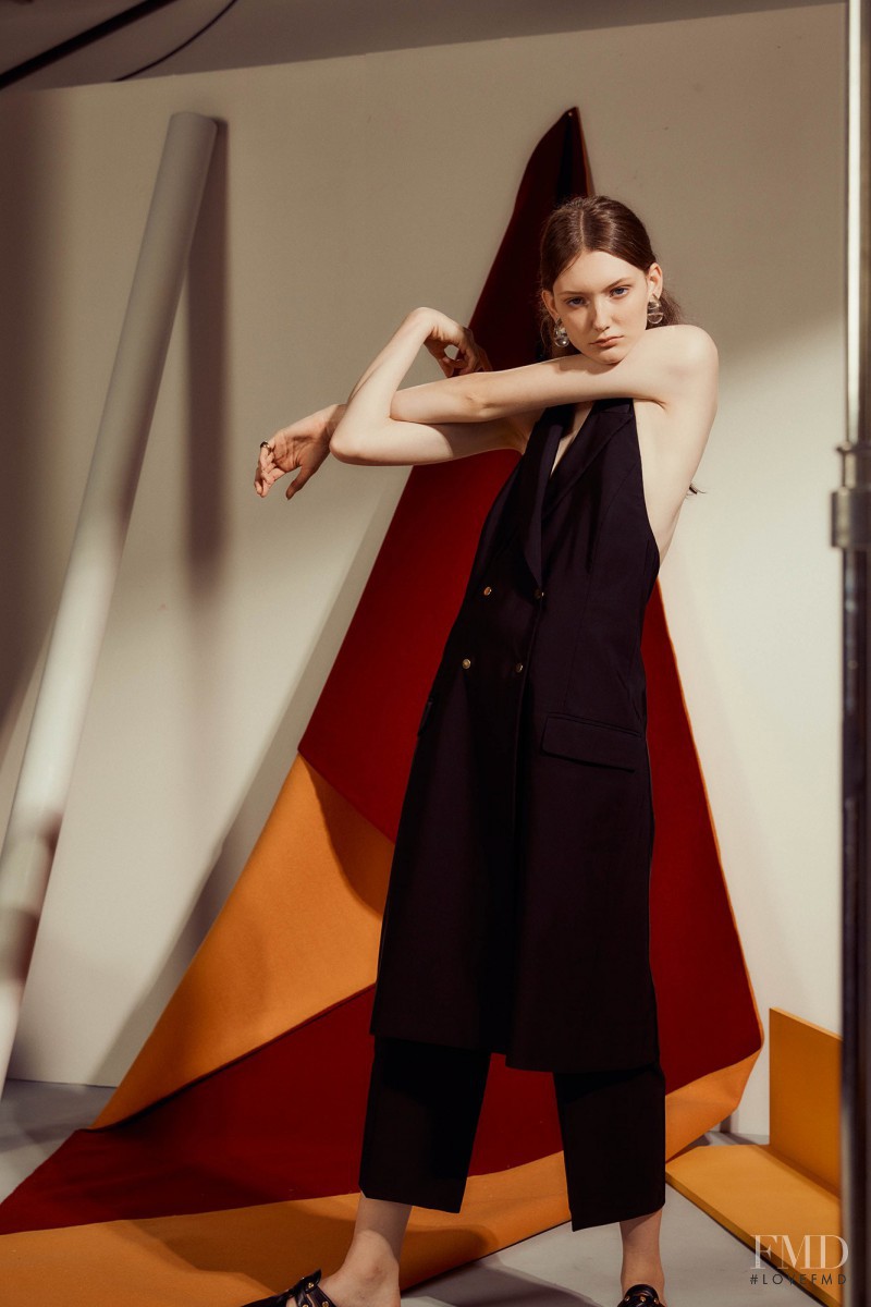 Allyson Chalmers featured in  the Rosetta Getty lookbook for Spring/Summer 2017