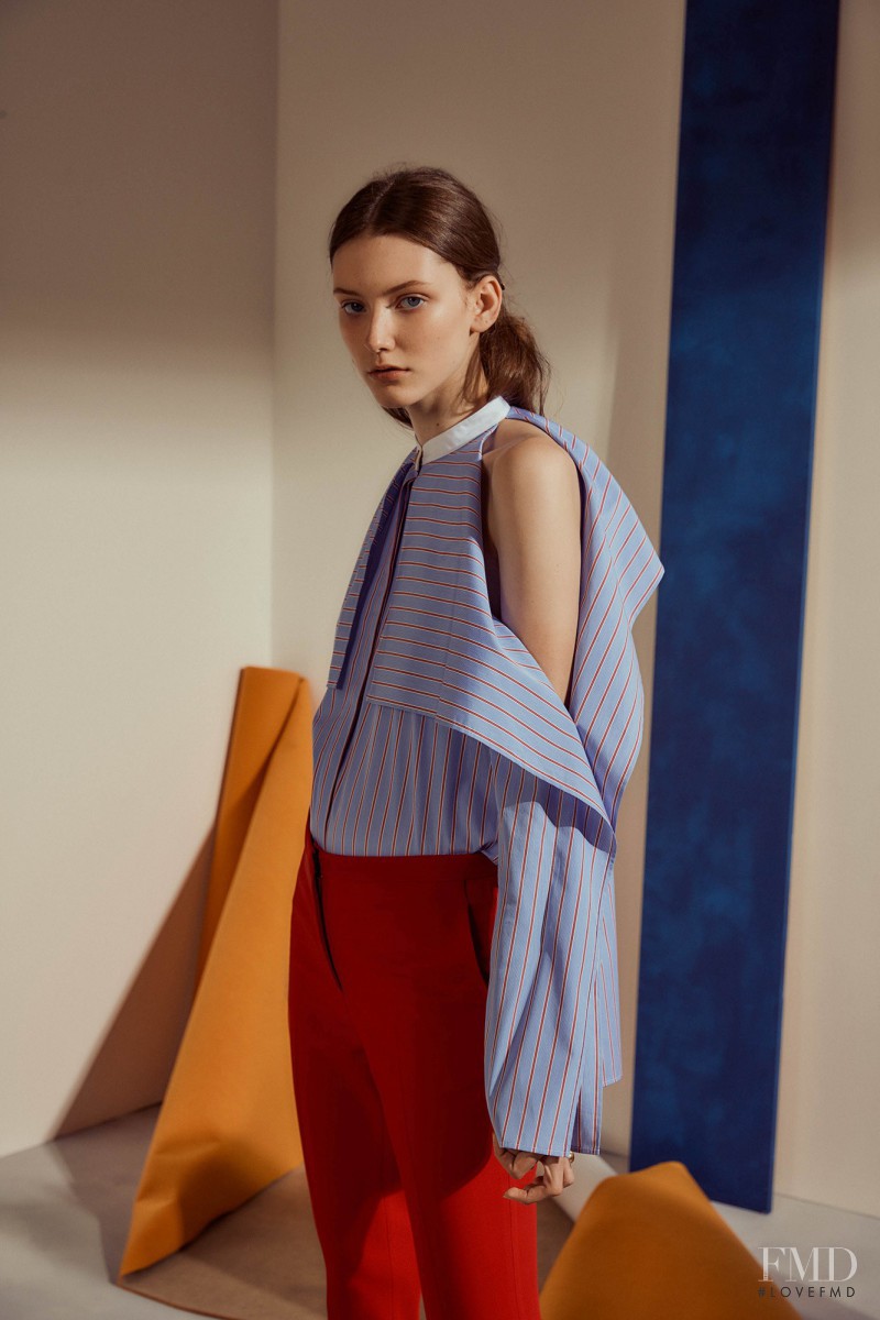 Allyson Chalmers featured in  the Rosetta Getty lookbook for Spring/Summer 2017