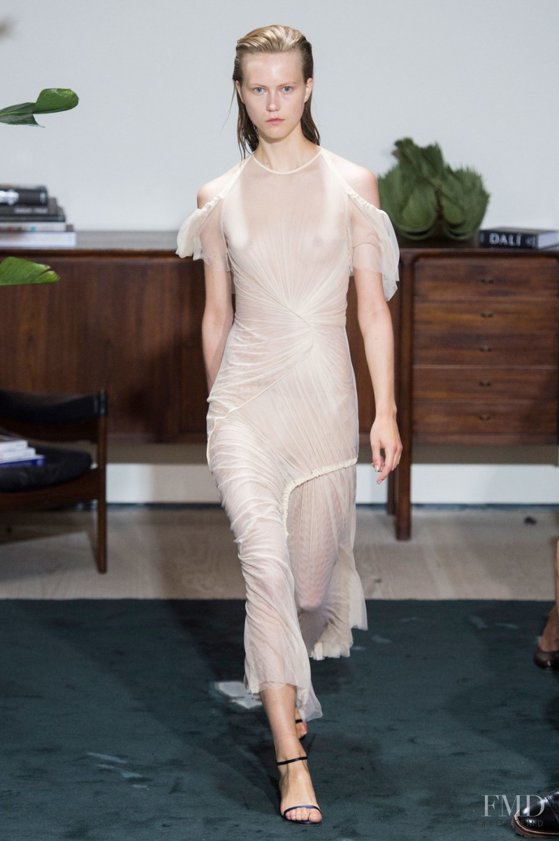 Julie Hoomans featured in  the Jason Wu fashion show for Spring/Summer 2017