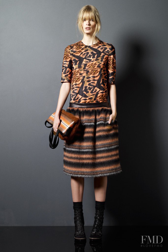 Julia Stegner featured in  the Proenza Schouler fashion show for Pre-Fall 2011