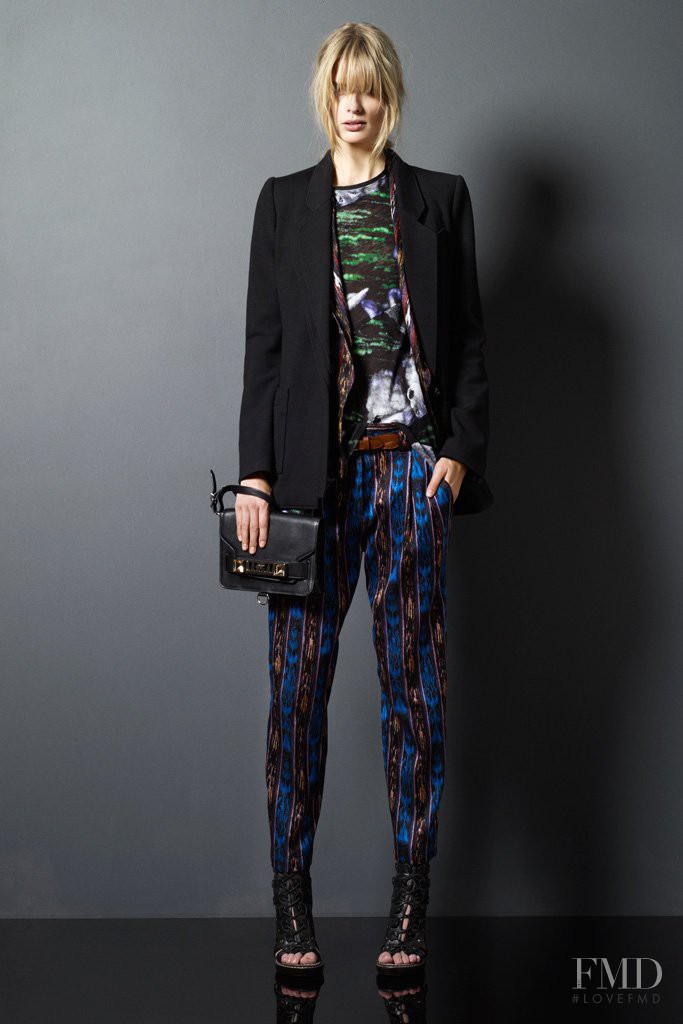 Julia Stegner featured in  the Proenza Schouler fashion show for Pre-Fall 2011