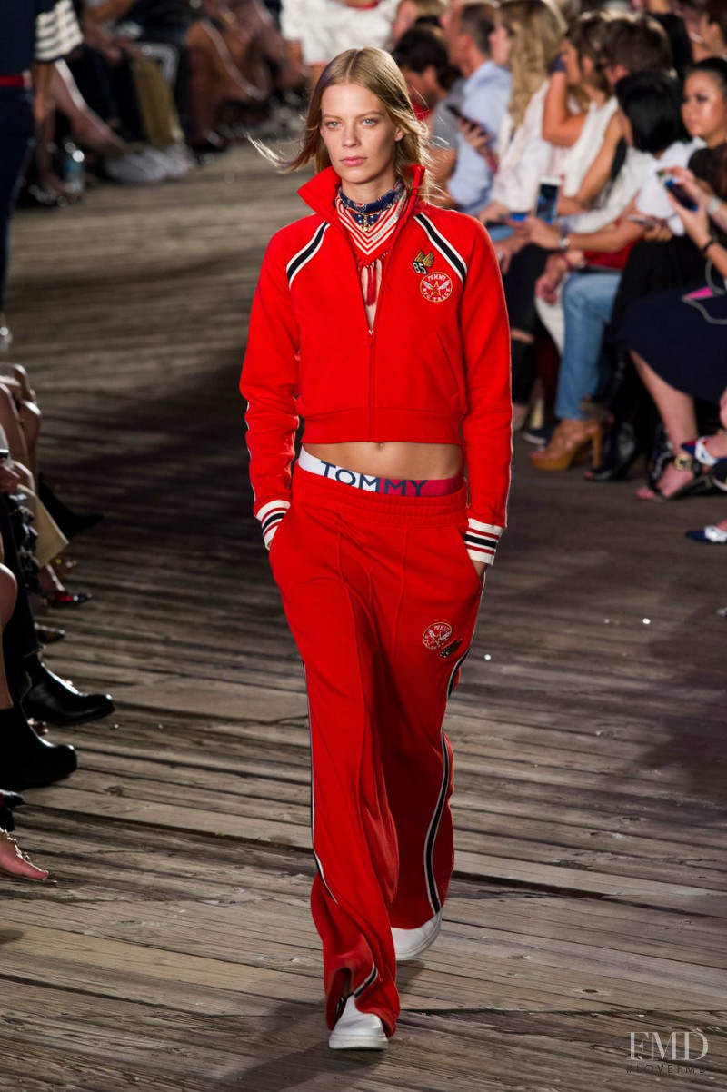Lexi Boling featured in  the Tommy Hilfiger fashion show for Spring/Summer 2017