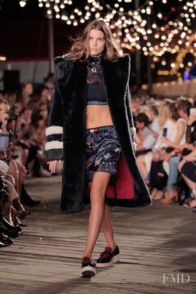 Luna Bijl featured in  the Tommy Hilfiger fashion show for Spring/Summer 2017