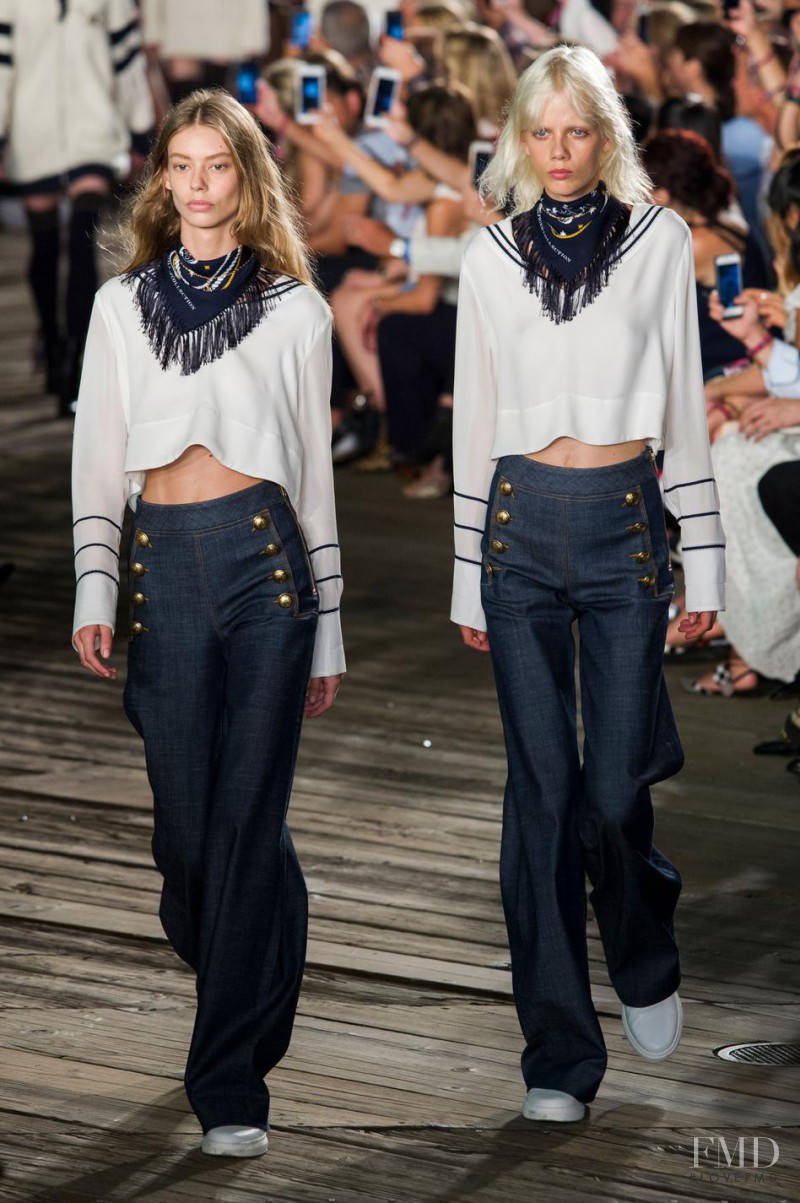 Marjan Jonkman featured in  the Tommy Hilfiger fashion show for Spring/Summer 2017