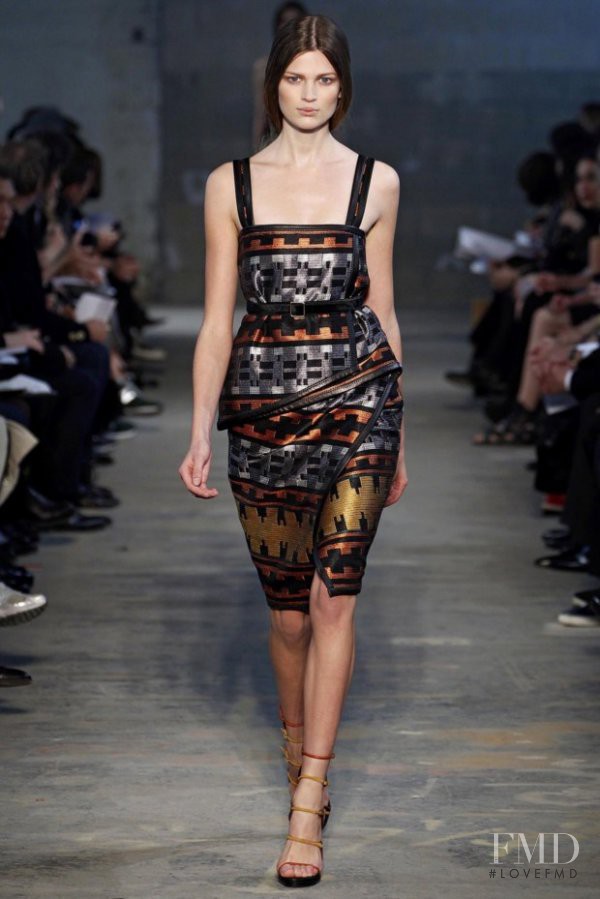Bette Franke featured in  the Proenza Schouler fashion show for Autumn/Winter 2011