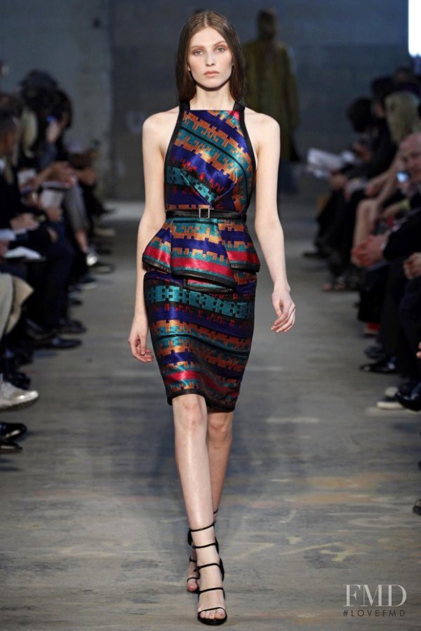 Kelsey van Mook featured in  the Proenza Schouler fashion show for Autumn/Winter 2011