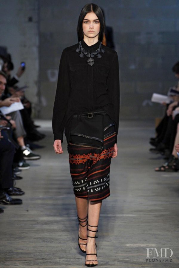 Isabella Melo featured in  the Proenza Schouler fashion show for Autumn/Winter 2011