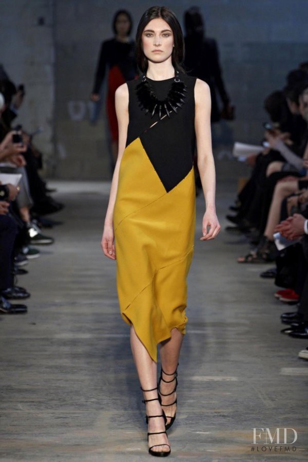 Jacquelyn Jablonski featured in  the Proenza Schouler fashion show for Autumn/Winter 2011