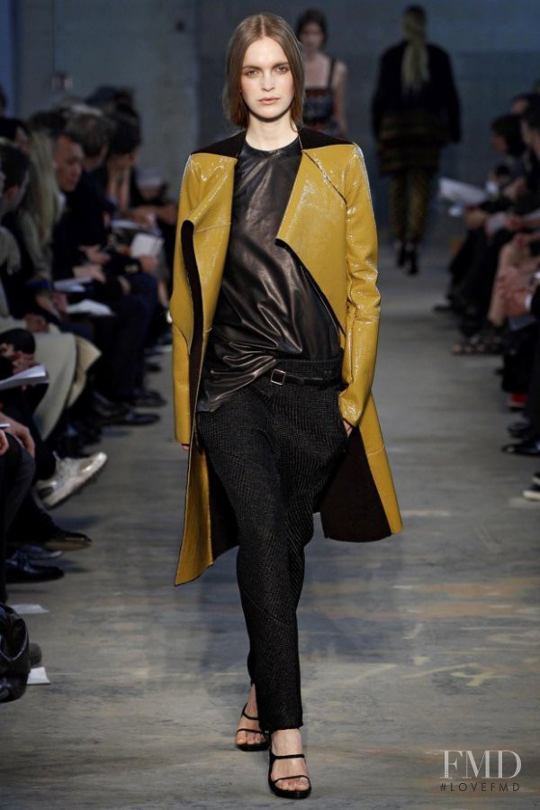 Mirte Maas featured in  the Proenza Schouler fashion show for Autumn/Winter 2011
