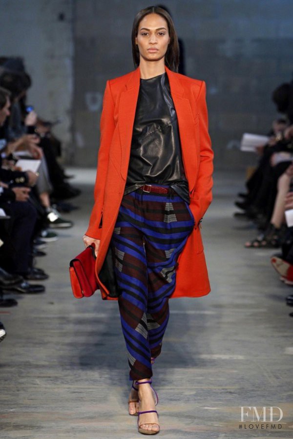 Joan Smalls featured in  the Proenza Schouler fashion show for Autumn/Winter 2011
