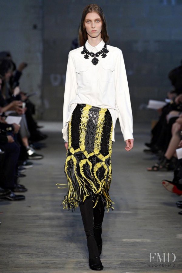 Chloe Memisevic featured in  the Proenza Schouler fashion show for Autumn/Winter 2011