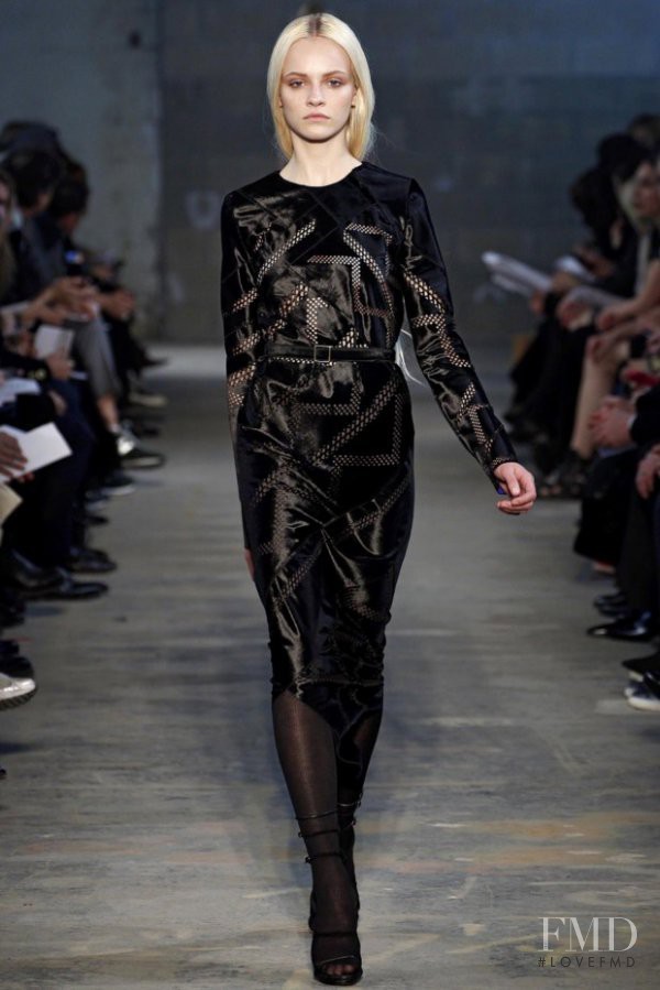 Ginta Lapina featured in  the Proenza Schouler fashion show for Autumn/Winter 2011