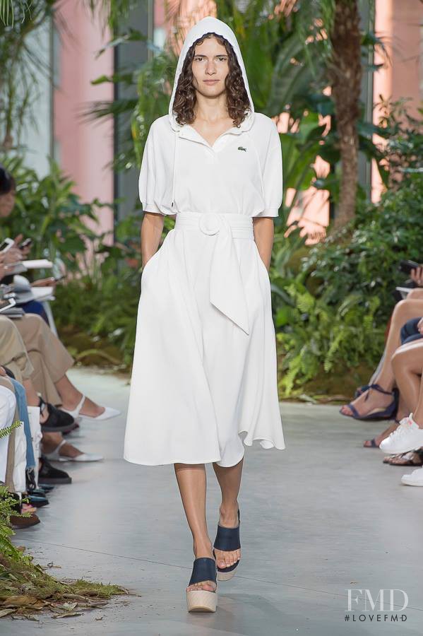 Iana Godnia featured in  the Lacoste fashion show for Spring/Summer 2017