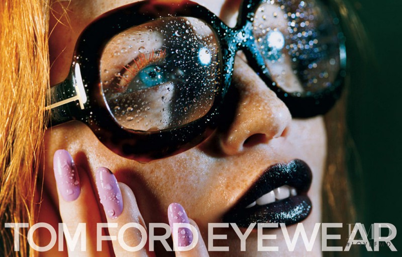 Cintia Dicker featured in  the Tom Ford Eyewear advertisement for Autumn/Winter 2007
