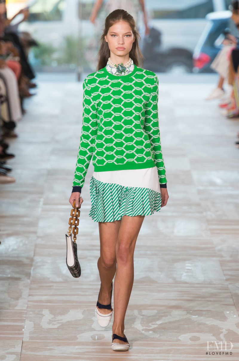 Faretta Radic featured in  the Tory Burch fashion show for Spring/Summer 2017