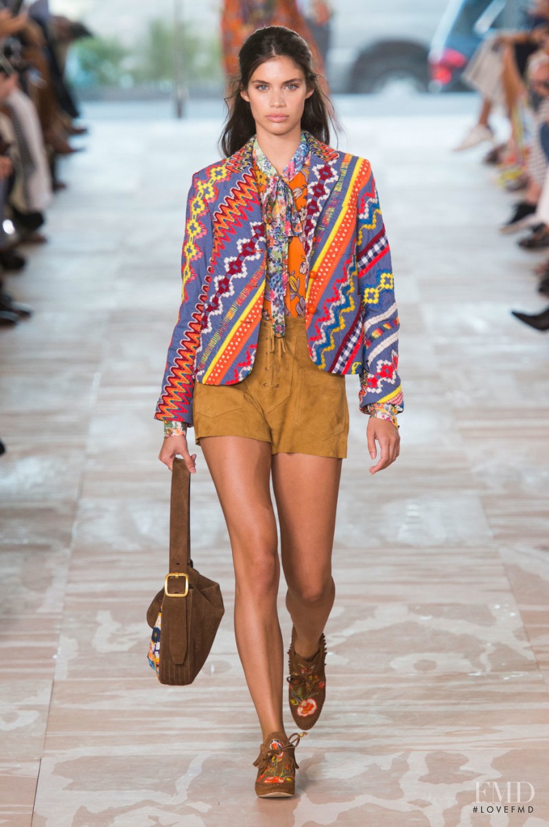 Sara Sampaio featured in  the Tory Burch fashion show for Spring/Summer 2017