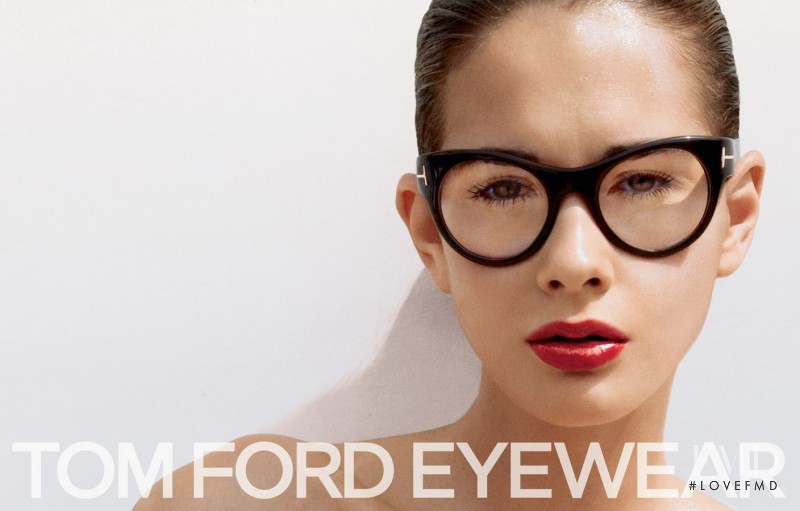 Tonia Molyavko featured in  the Tom Ford Eyewear advertisement for Spring/Summer 2008