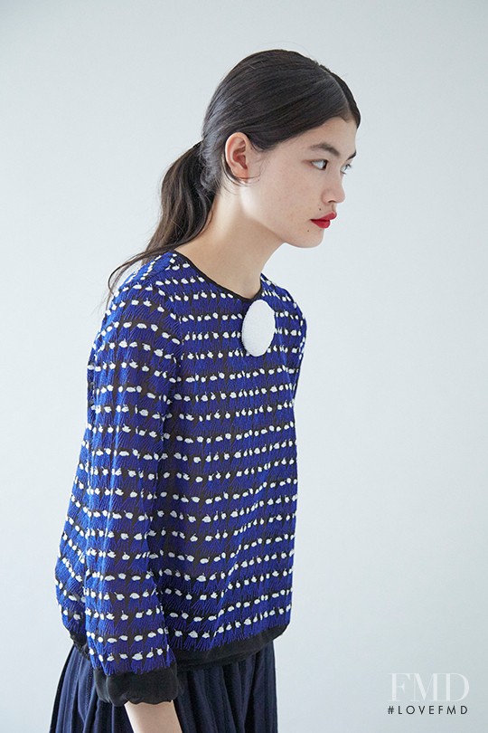 Rina Fukushi featured in  the Minä Perhonen advertisement for Spring/Summer 2016