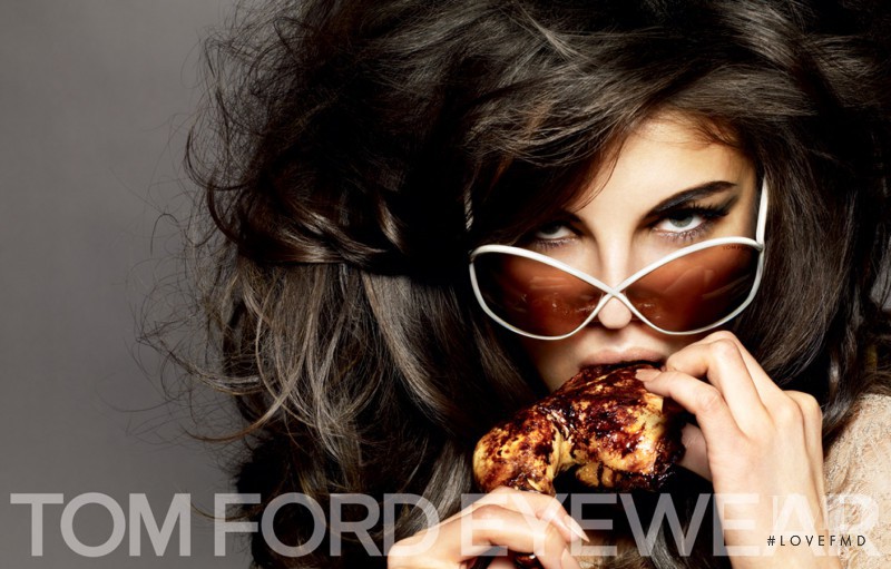 Liliana Dominguez featured in  the Tom Ford Eyewear advertisement for Autumn/Winter 2008
