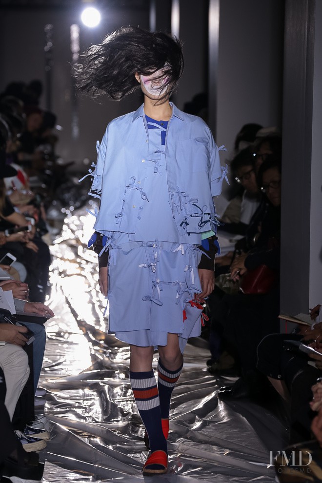 Rina Fukushi featured in  the Facetasm fashion show for Spring/Summer 2016
