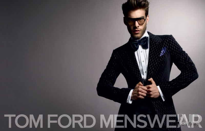 Jon Kortajarena featured in  the Tom Ford advertisement for Autumn/Winter 2008