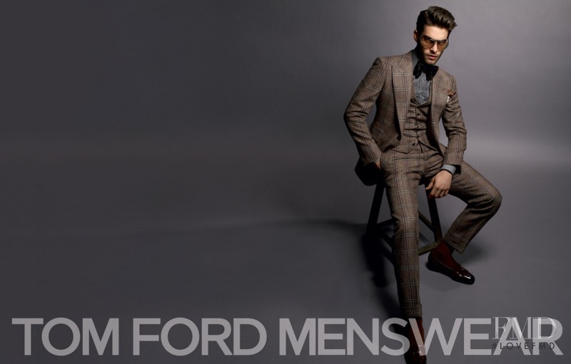 Jon Kortajarena featured in  the Tom Ford advertisement for Autumn/Winter 2008