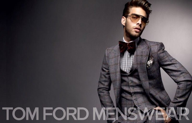 Jon Kortajarena featured in  the Tom Ford advertisement for Autumn/Winter 2008