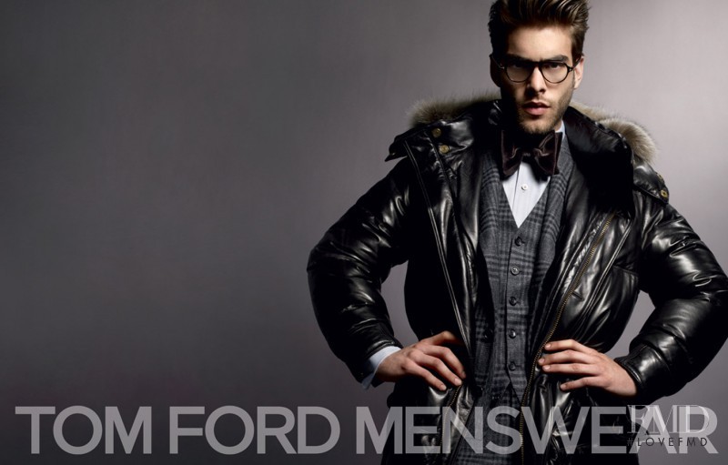 Jon Kortajarena featured in  the Tom Ford advertisement for Autumn/Winter 2008