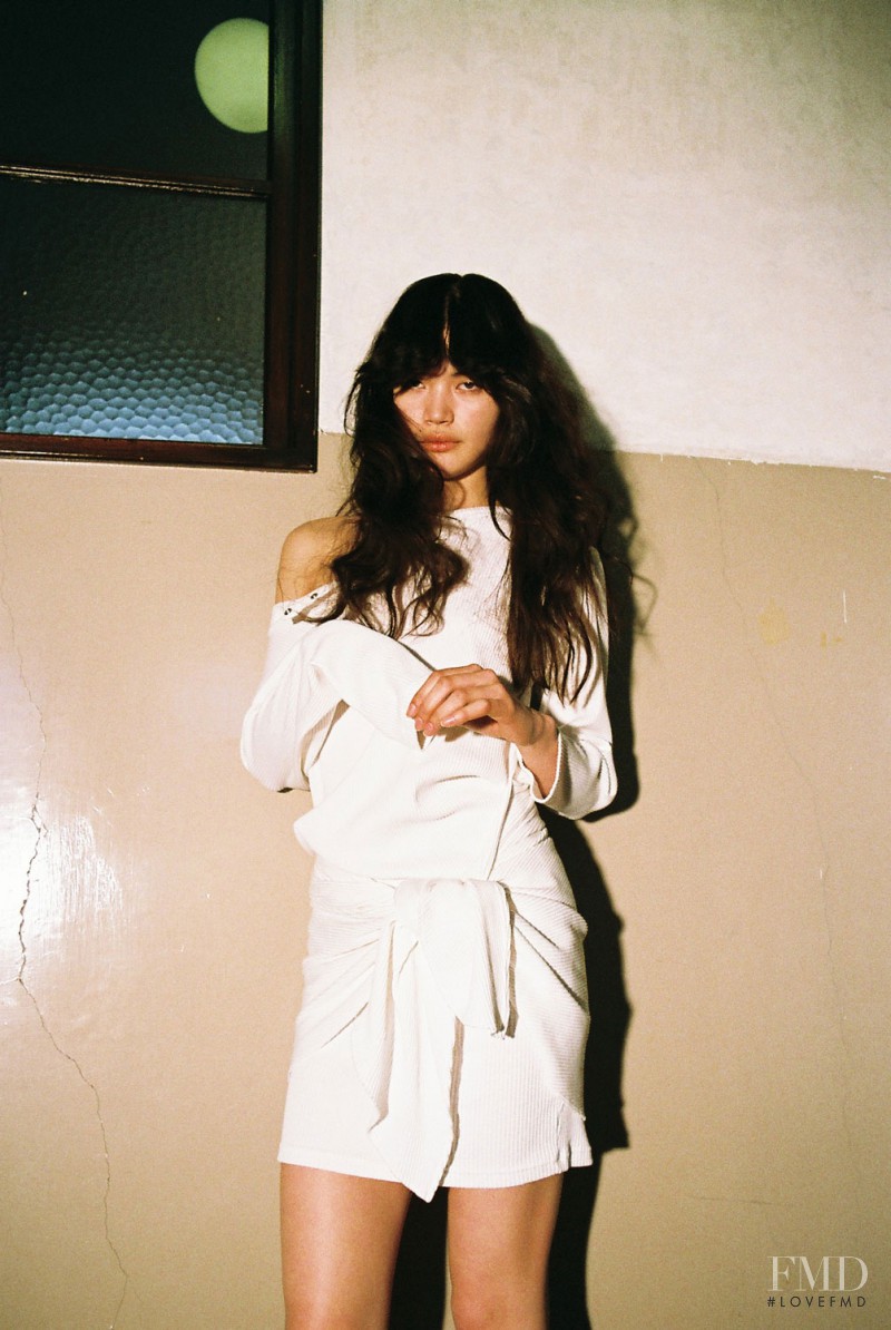 Rina Fukushi featured in  the SOLOV lookbook for Spring/Summer 2016