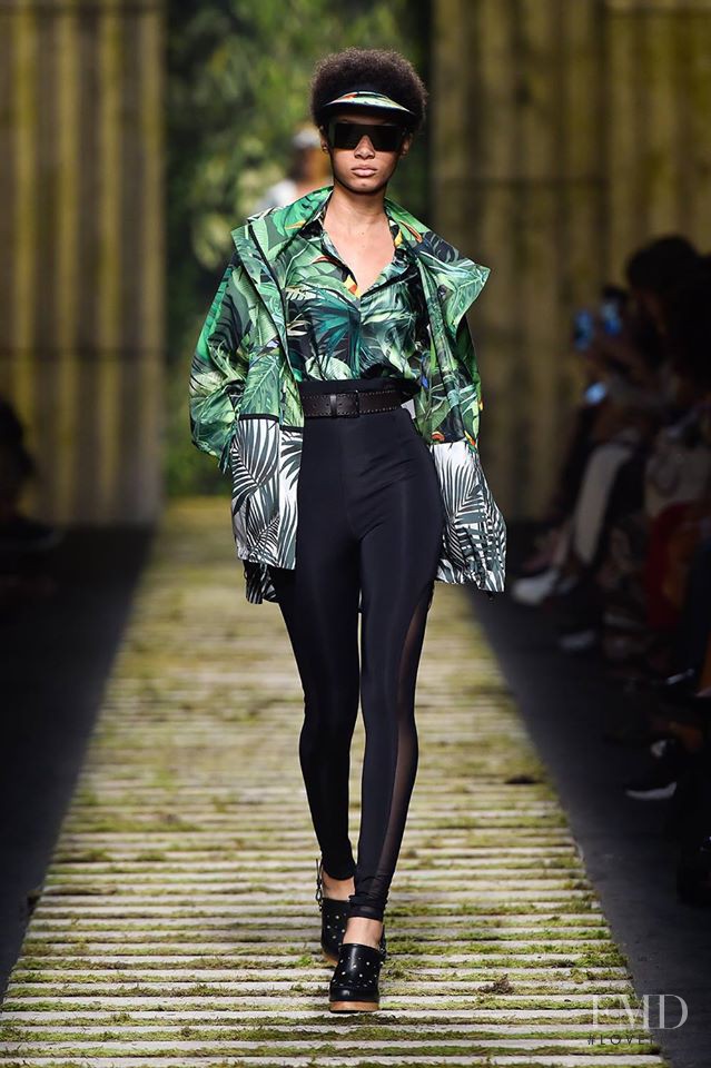 Lineisy Montero featured in  the Max Mara fashion show for Spring/Summer 2017