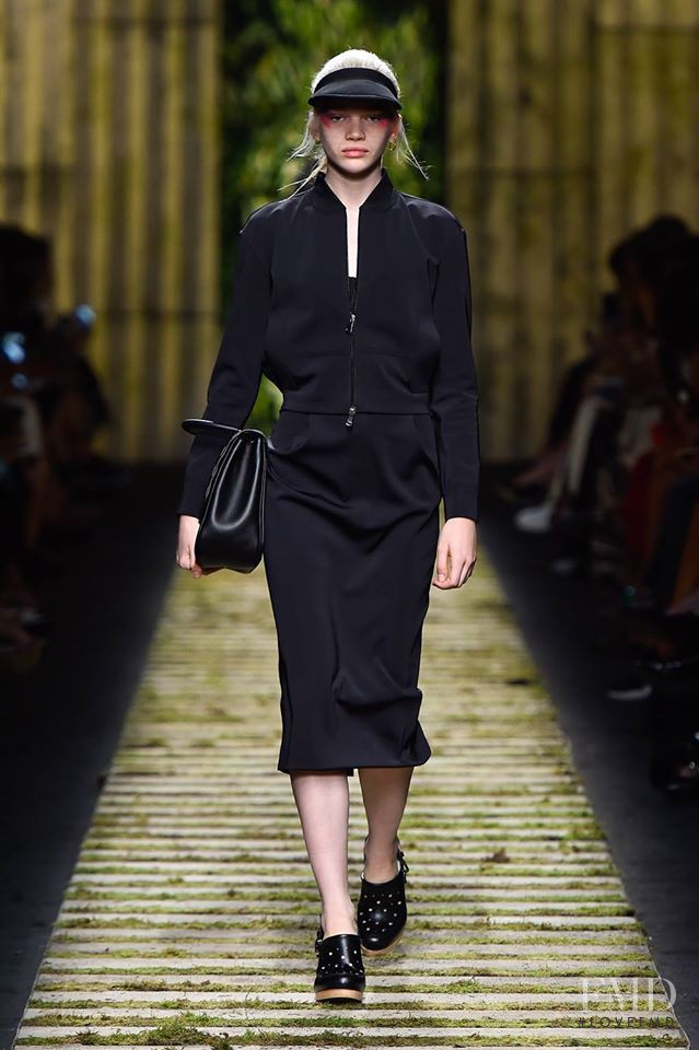 Stella Lucia featured in  the Max Mara fashion show for Spring/Summer 2017