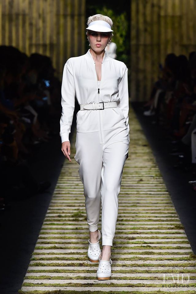 Julia Cumming featured in  the Max Mara fashion show for Spring/Summer 2017