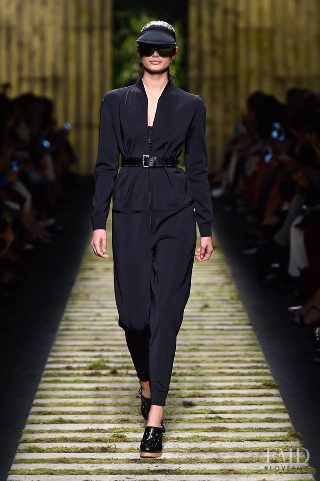 Taylor Hill featured in  the Max Mara fashion show for Spring/Summer 2017