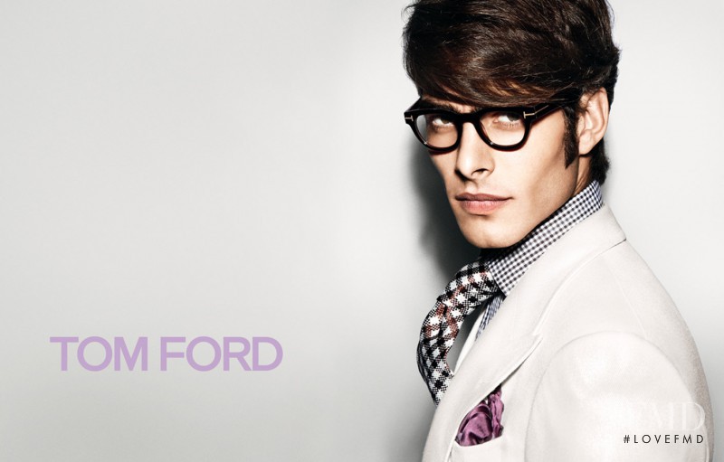 Jon Kortajarena featured in  the Tom Ford Eyewear advertisement for Spring/Summer 2009