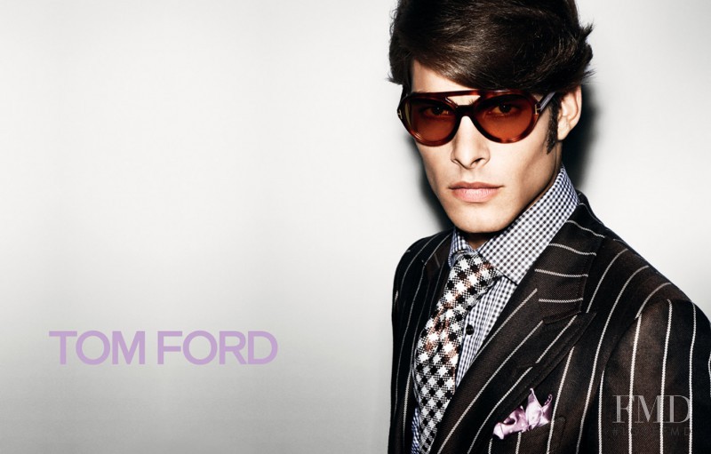 Jon Kortajarena featured in  the Tom Ford Eyewear advertisement for Spring/Summer 2009