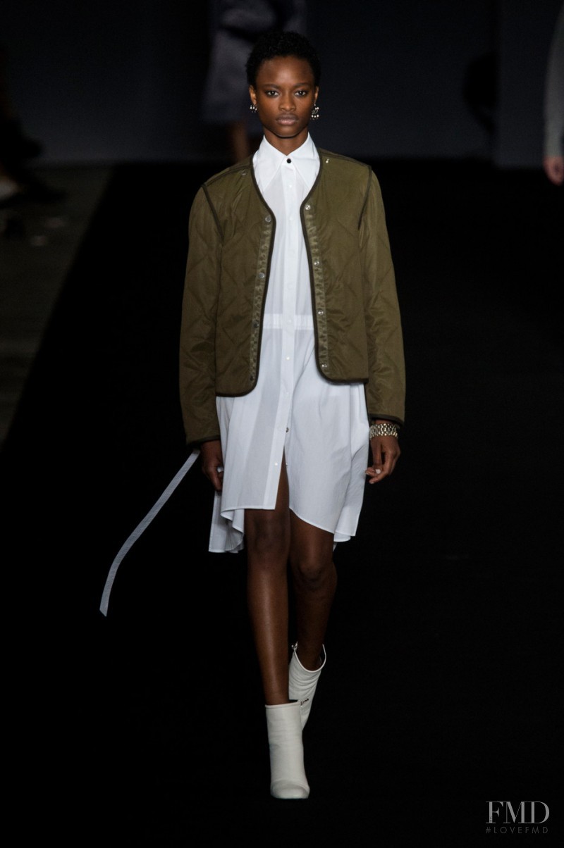 Mayowa Nicholas featured in  the rag & bone fashion show for Spring/Summer 2017