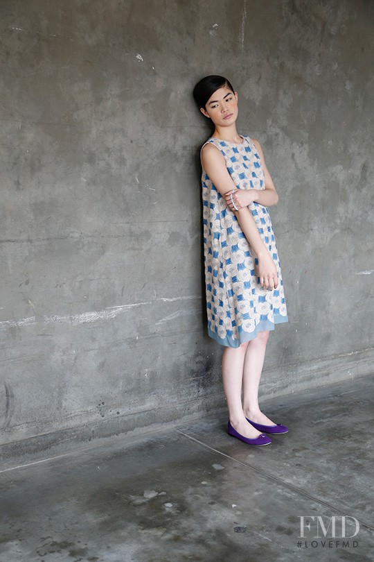 Rina Fukushi featured in  the Minä Perhonen advertisement for Autumn/Winter 2015