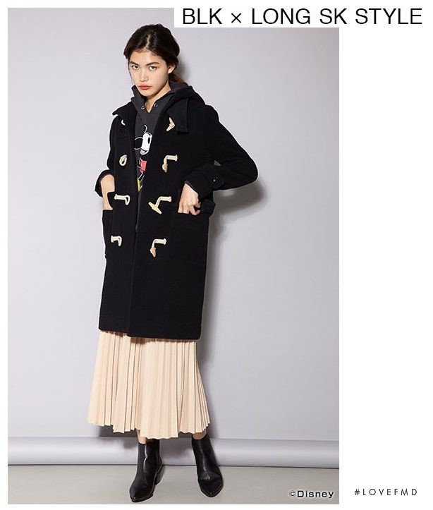 Rina Fukushi featured in  the Moussy catalogue for Autumn/Winter 2015